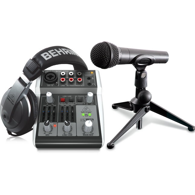 OPEN BOX - Behringer Podcastudio 2 USB Podcastudio Bundle.