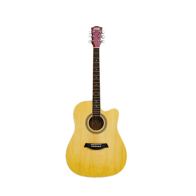 Full Size Cutaway Acoustic - Electric Guitar (Natural) [FTS - D - 420CEQ - N] - Fastrak
