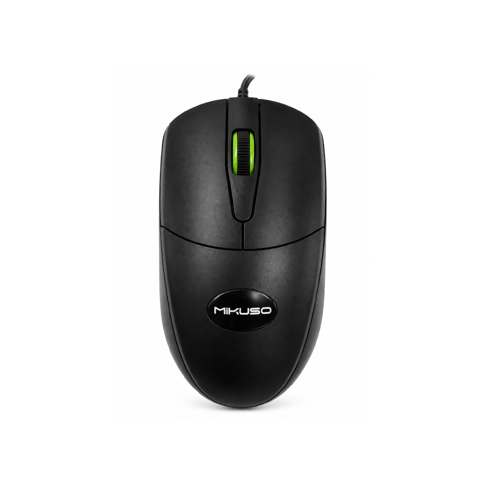 Mikuso Wired Mouse Green [MOS-384U GN]