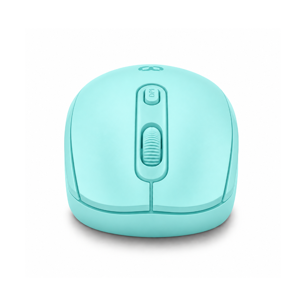 Mikuso 2.4G Wireless + Bluetooth 5.2 dual mode Mouse Blue [MOS-W117 BL]