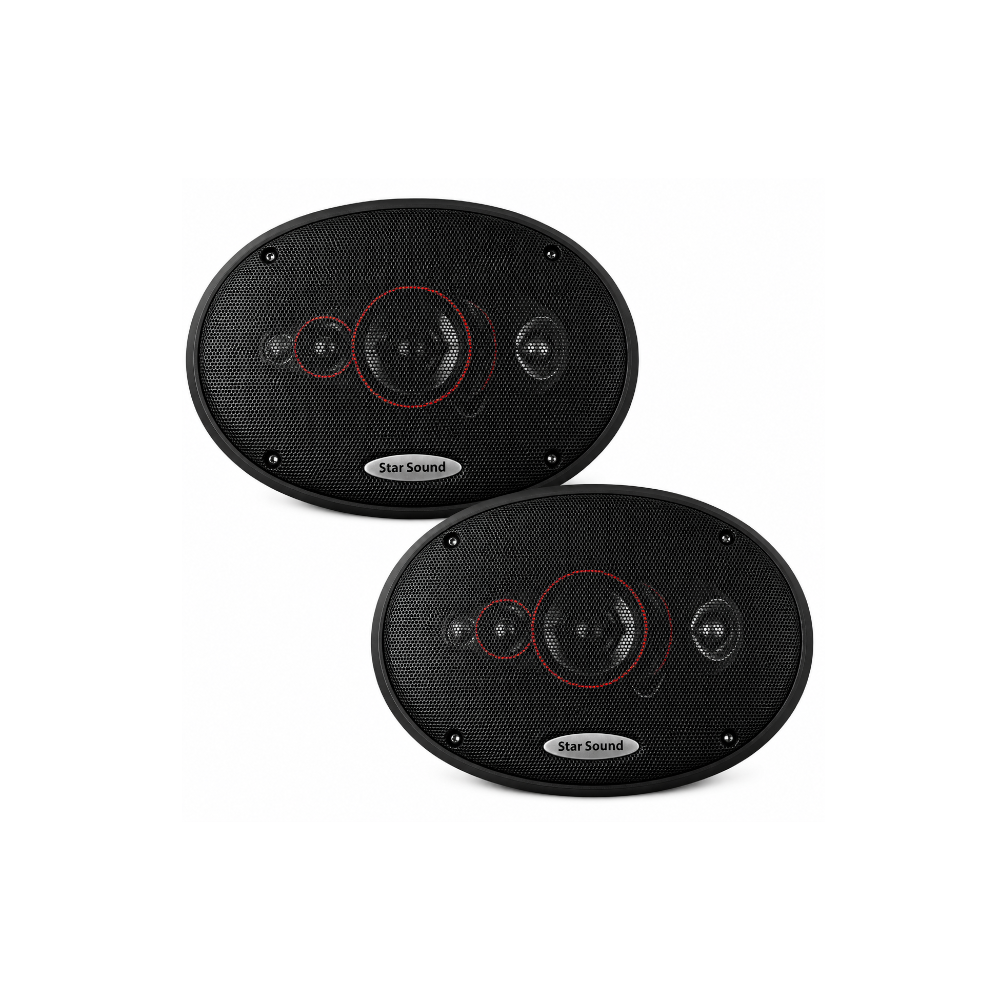 Starsound 6X9'' 3 Way Coaxial Speaker 600W [SSS-6903]