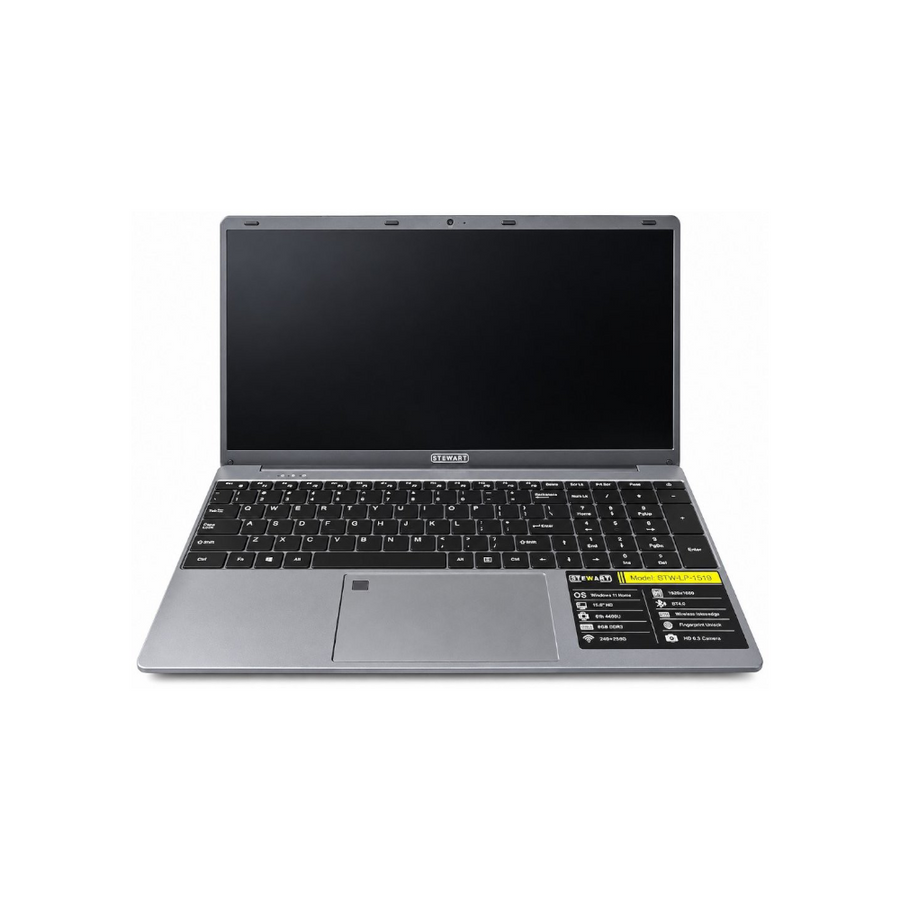 Stewart 15.6" Intel 4405U Laptop 8GB RAM 128GB SSD [STW-LP-1519 GY]