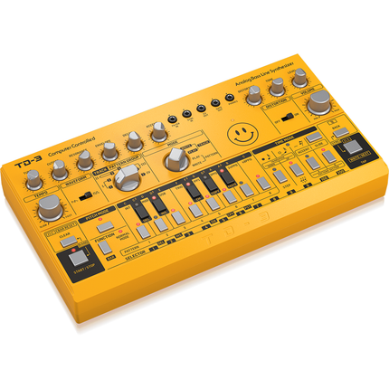 Behringer TD-3 AM Analog Bass Line Synthesizer (Yellow).