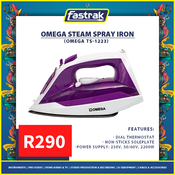 Omega Steam Spray Iron 2200W [TS-1223]