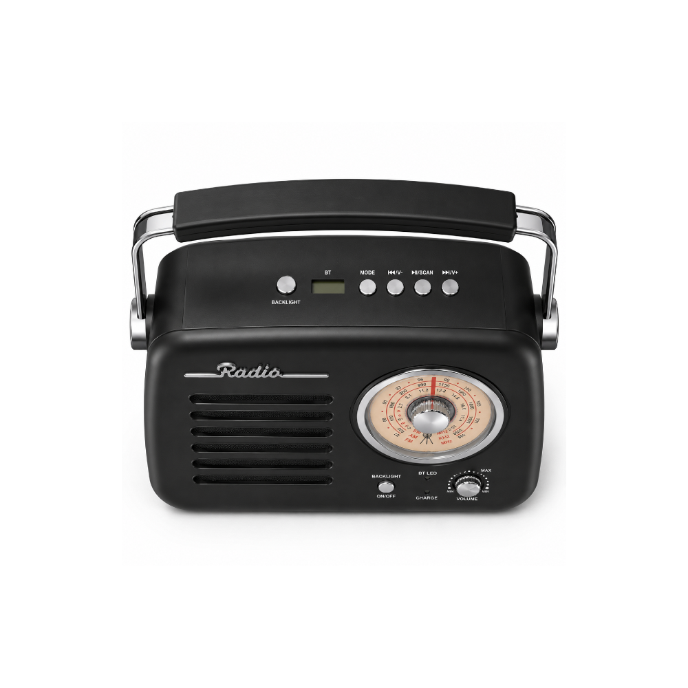 Ubhuti BK Fts Fm/Am/Sw/Bt  Portable Radio Black(FTS-TS01)