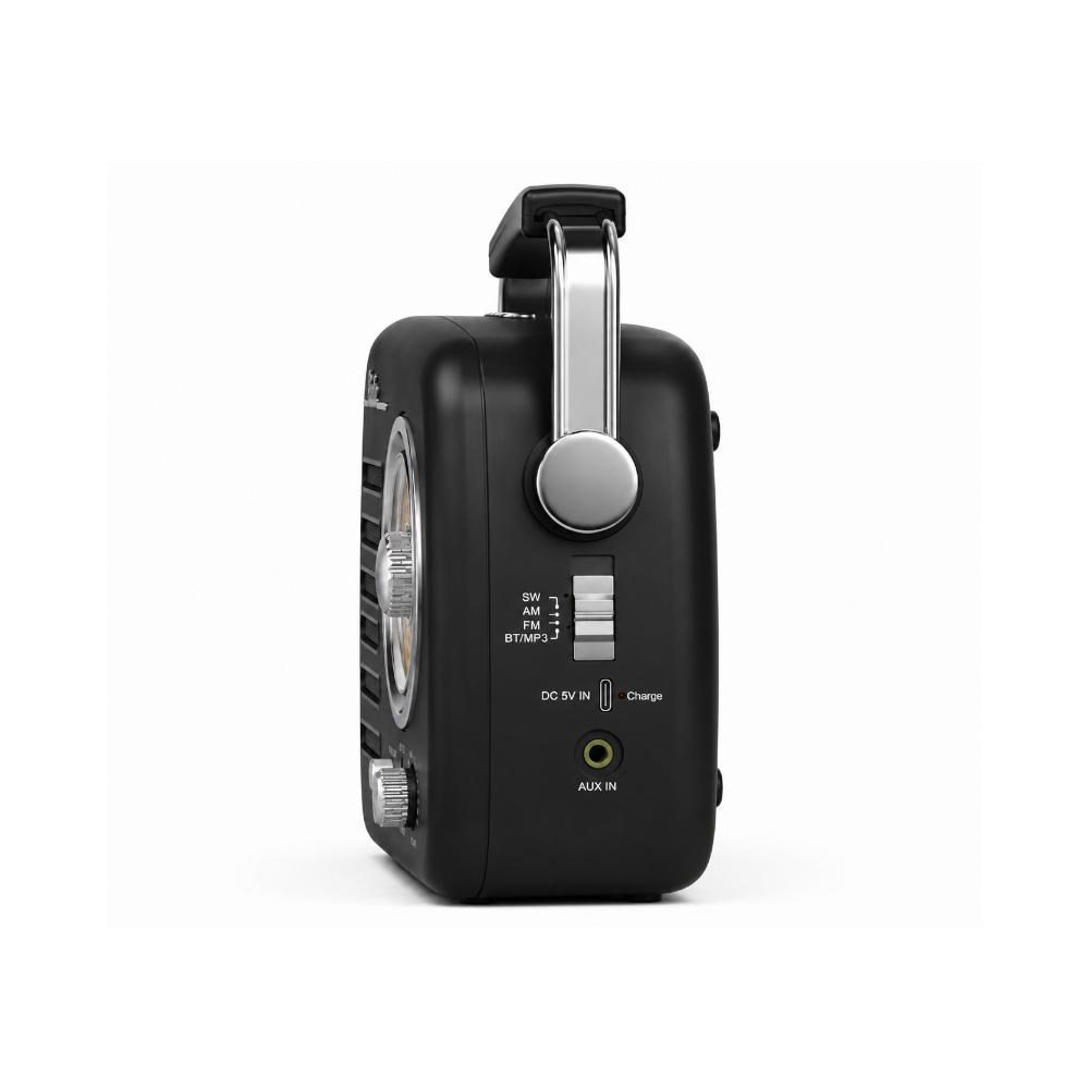 Ubhuti BK Fts Fm/Am/Sw/Bt  Portable Radio Black(FTS-TS01)