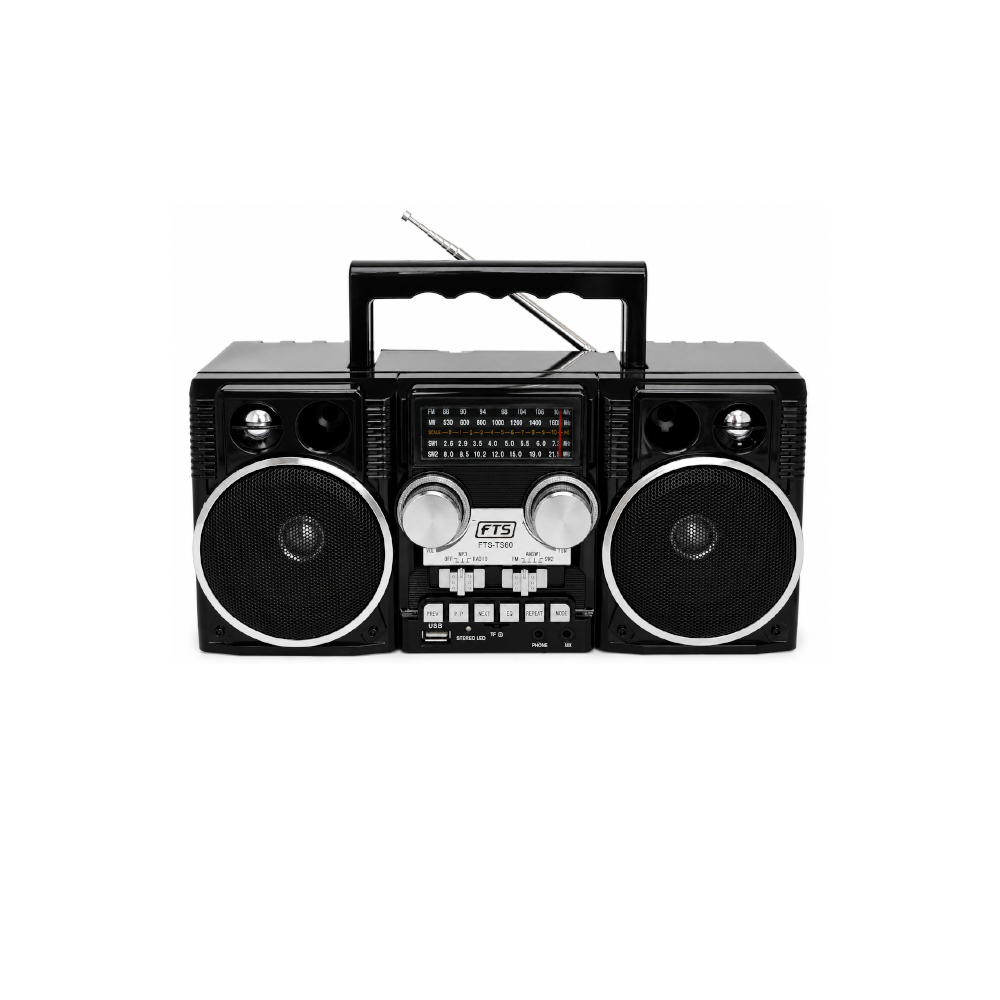 Madala BK Fts Fm/Am/Sw/Bt  Portable Radio Black (FTS-TS60)