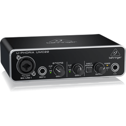 Behringer UMC22 Audio Interface.