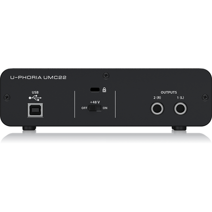 Behringer UMC22 Audio Interface.