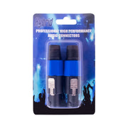 Hybrid 2 Pack Speakon 4 Pole 2 pcs / Blister pack.