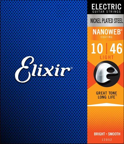 Elixir 12002 Electric Super Light Nickel Plated Steel Nanoweb 0.09-0.42