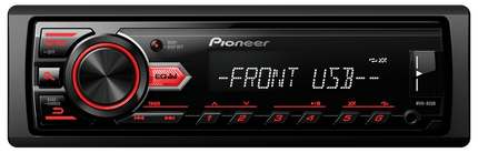 Pioneer MVH 85UB Single Din Car Multimedia Receiver - Fastrak