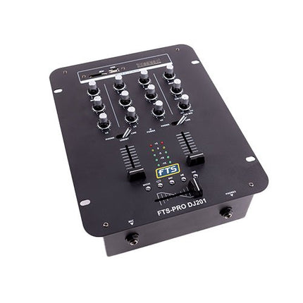 FTS PRO DJ201 2 Channel DJ Mixer - Fastrak