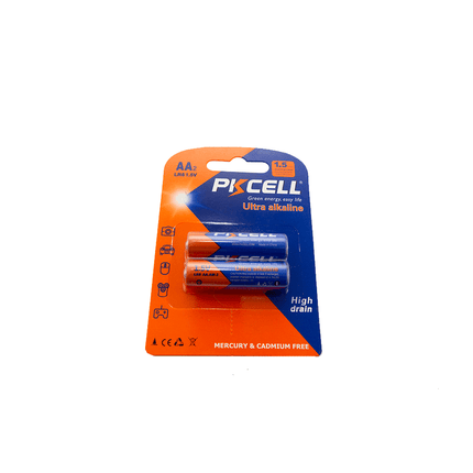 PKCell 1.5V AA Battery Alkaline [LR6 - 2B] - Fastrak