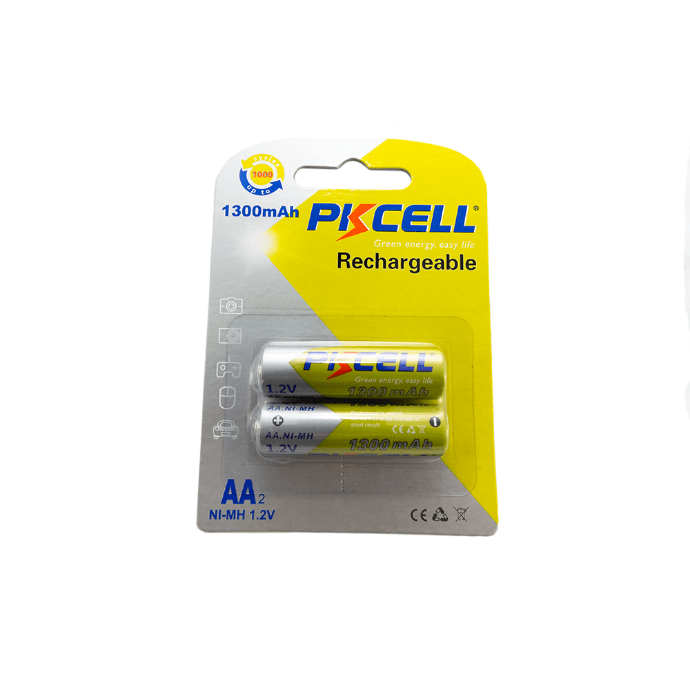 Ni - MH AA Battery 1300mAh - 2B 2Pcs 1.2V - Fastrak
