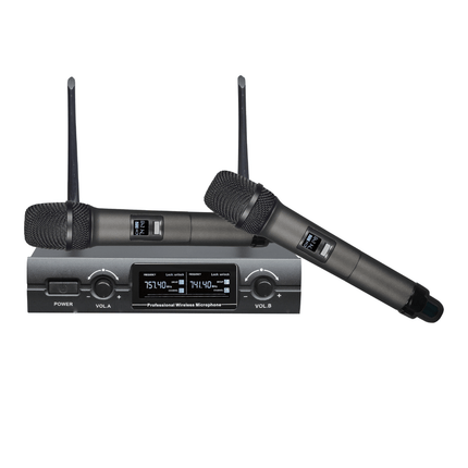 FTS Dual Handheld Wireless Microphones [FTS KU300] - Fastrak