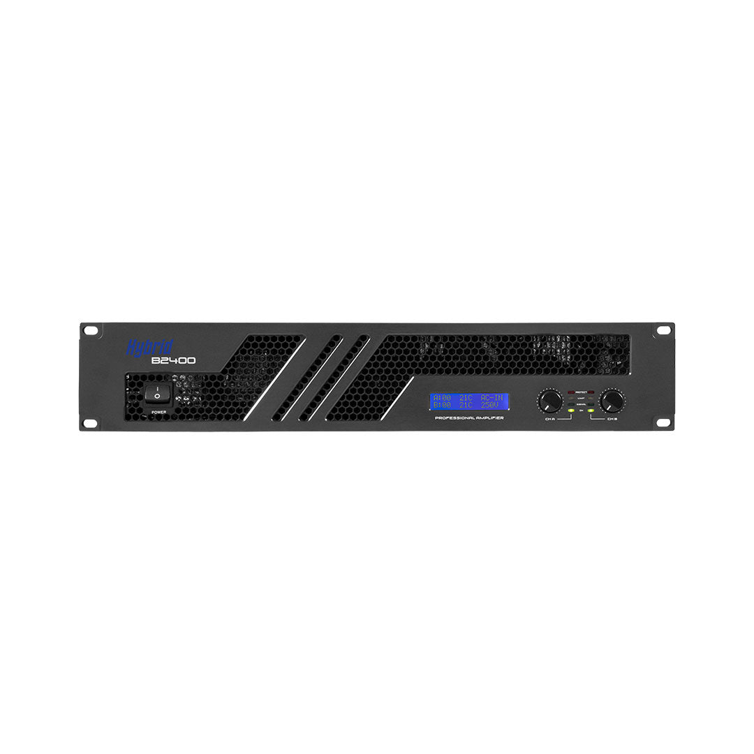 Hybrid B2400MK6 1200W 2 - Channel Speaker Amplifier - Fastrak