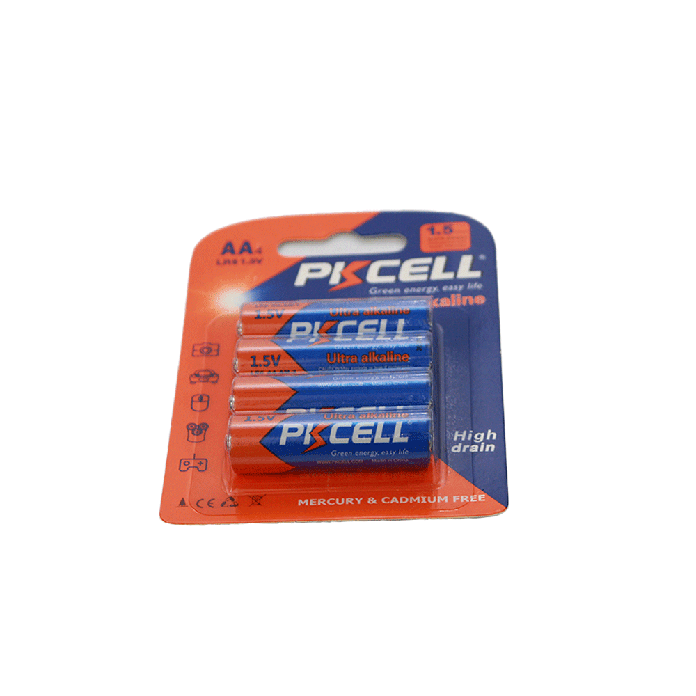 PKCell AA size ultra - Alkaline battery [LR6 - 4B (N)] - Fastrak