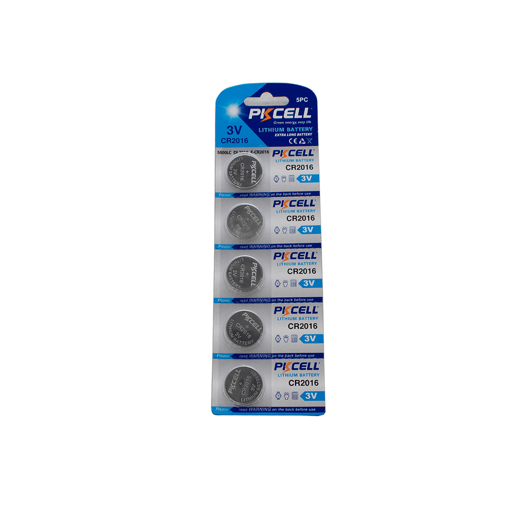 CR2016 - 5B (N) 3.0V, 0 Hg, 75mAh Battery - Fastrak