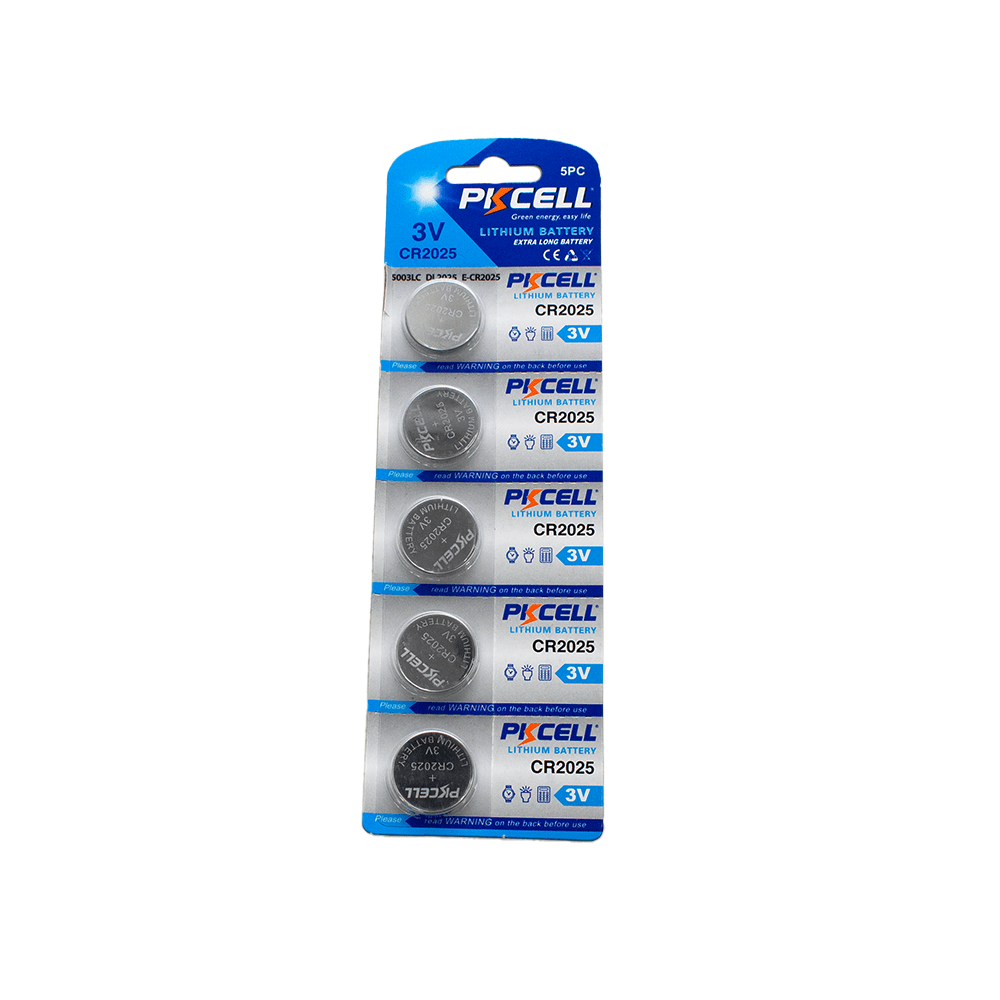 CR2025 - 5B (N) 3.0V, 0 Hg, 150mAh Battery - Fastrak