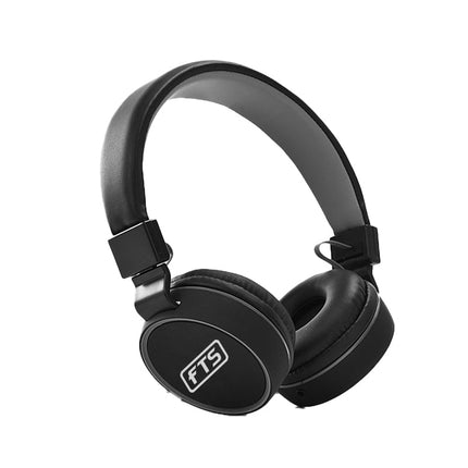FTS Over - Ear Wired Headphones (Black)[KD V6] - Fastrak
