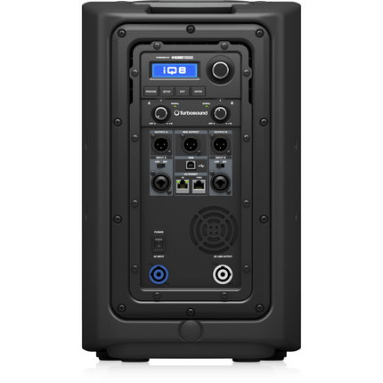 Turbosound iQ8 2500W 8" Active Speaker (Each) - Fastrak