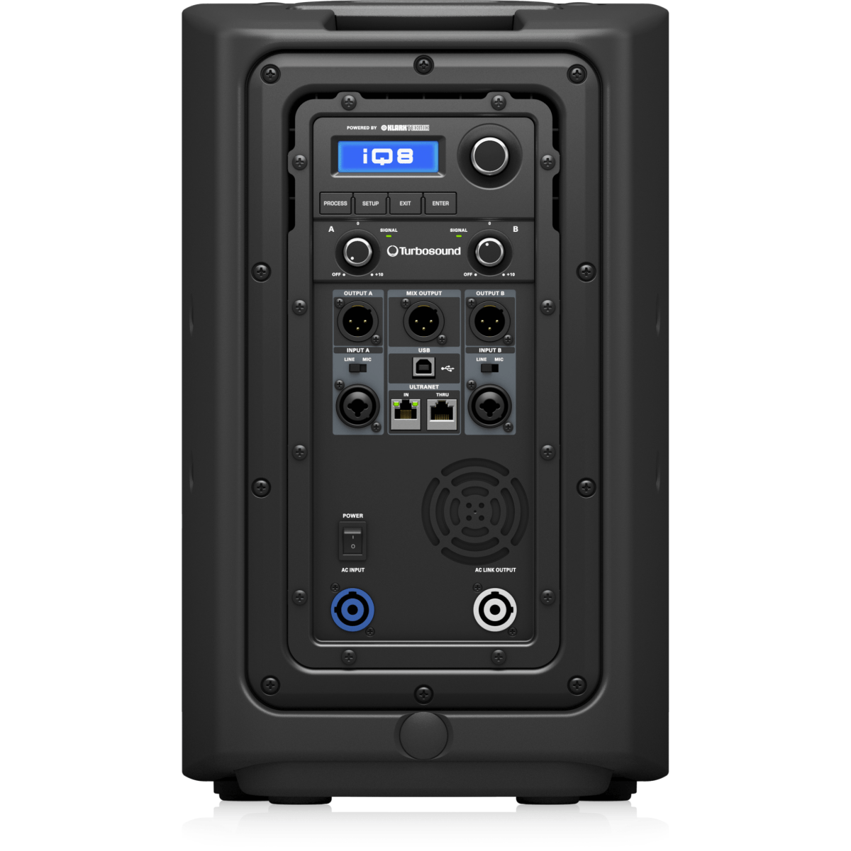 Turbosound iQ8 2500W 8" Active Speaker (Each) - Fastrak