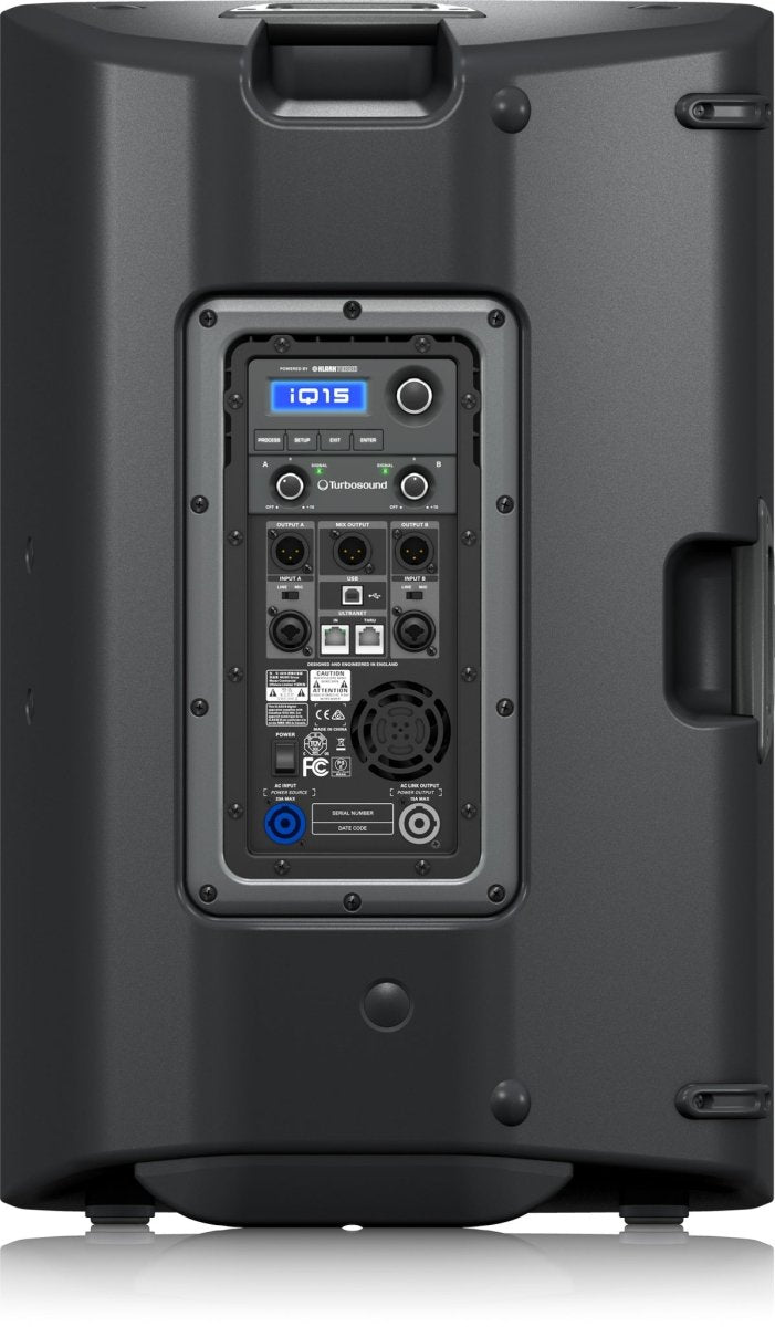 Turbosound iQ15 2500W 15" Active Speaker (Each) - Fastrak