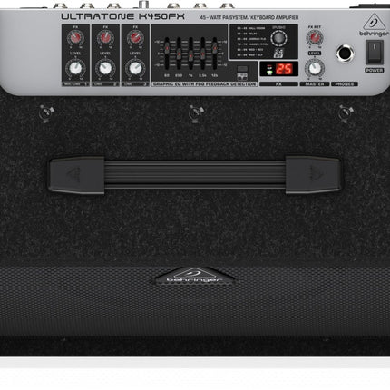 Behringer K450FX 10" 45W Keyboard Amplifier - Fastrak