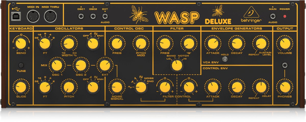 Behringer Wasp Hybrid Synthesizer - Fastrak