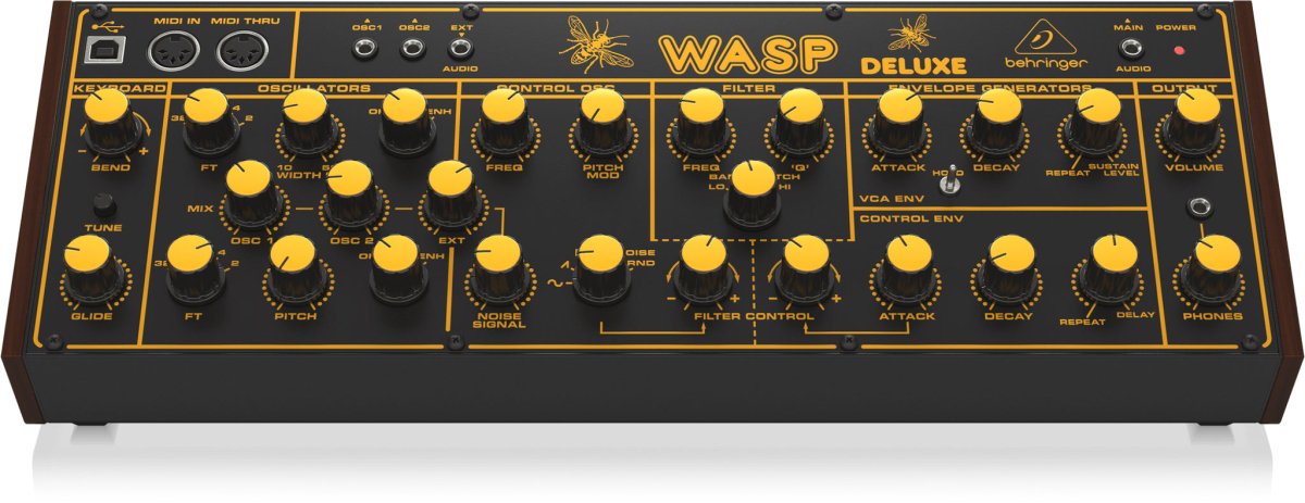 Behringer Wasp Hybrid Synthesizer - Fastrak