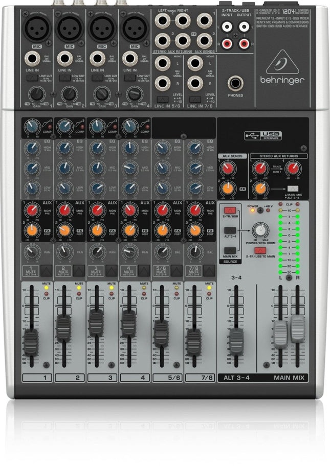 Behringer 1204USB 12 - Channel Mixer - Fastrak