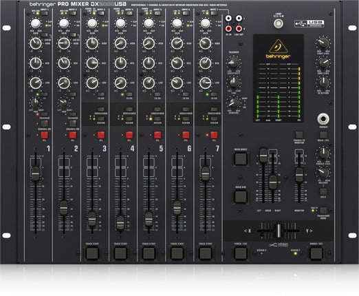 Behringer DX2000USB 7 - Channel DJ Mixer - Fastrak