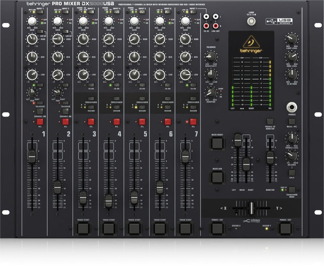 Behringer DX2000USB 7 - Channel DJ Mixer - Fastrak