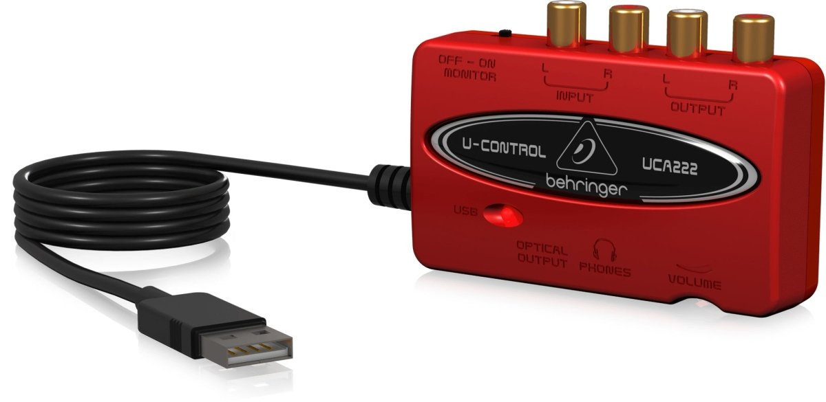 Behringer UCA222 USB Audio Interface - Fastrak