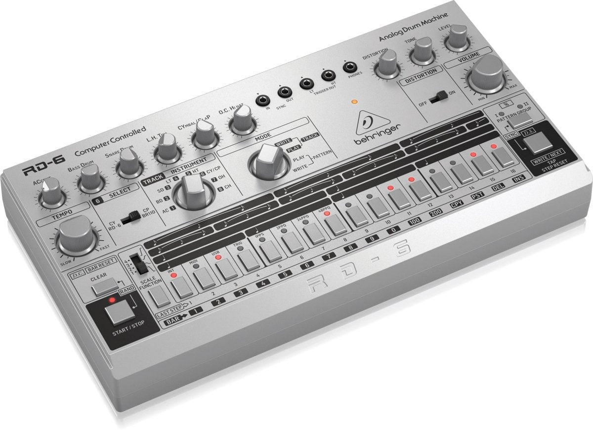 Behringer RD - 6 SR Classic Analog Drum Machine - Fastrak