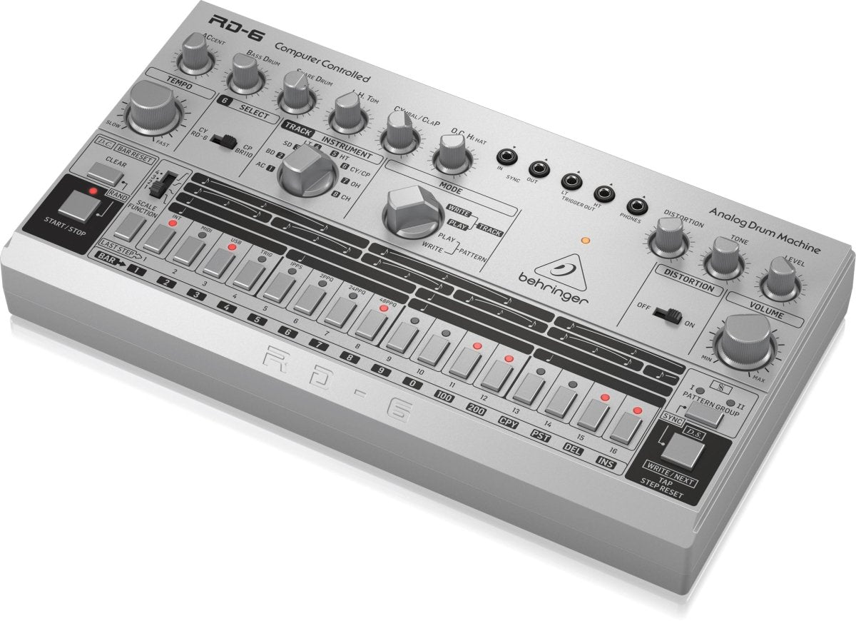 Behringer RD - 6 SR Classic Analog Drum Machine - Fastrak