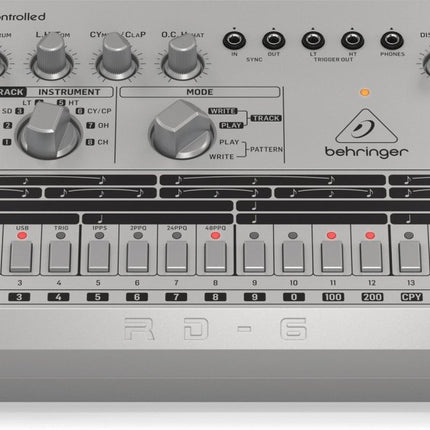 Behringer RD - 6 SR Classic Analog Drum Machine - Fastrak