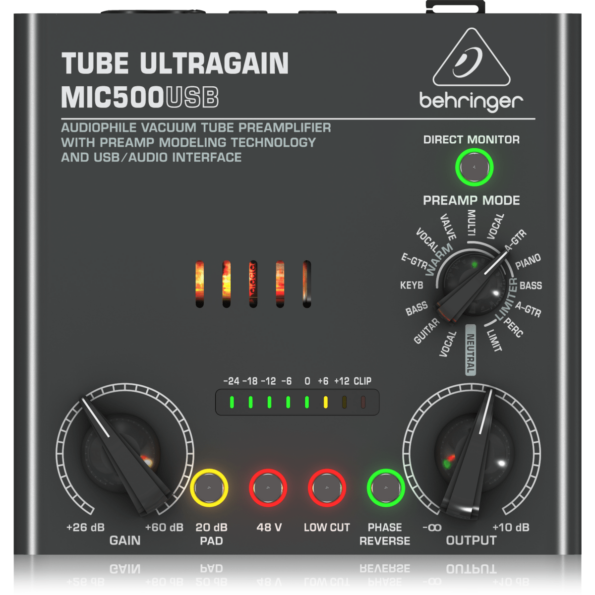Behringer MIC500USB Microphone Preamplifier - Fastrak