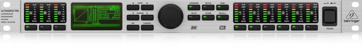 Behringer DCX2496 Loudspeaker Management System - Fastrak