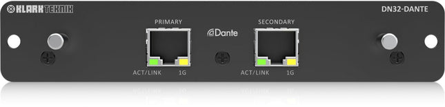 Klark Teknik DN32 - Dante Audinate Dante Expansion Module - Fastrak