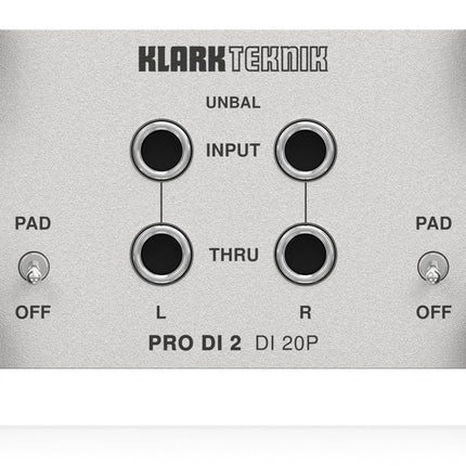 Klark Teknik DI 20P Passive Stereo Di Box - Fastrak
