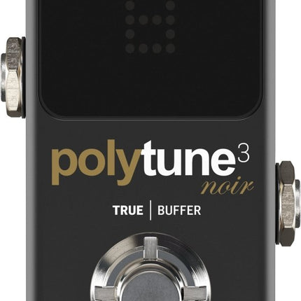 TC Electronic Polytune 3 Noir Polyphonic Tuner - Fastrak
