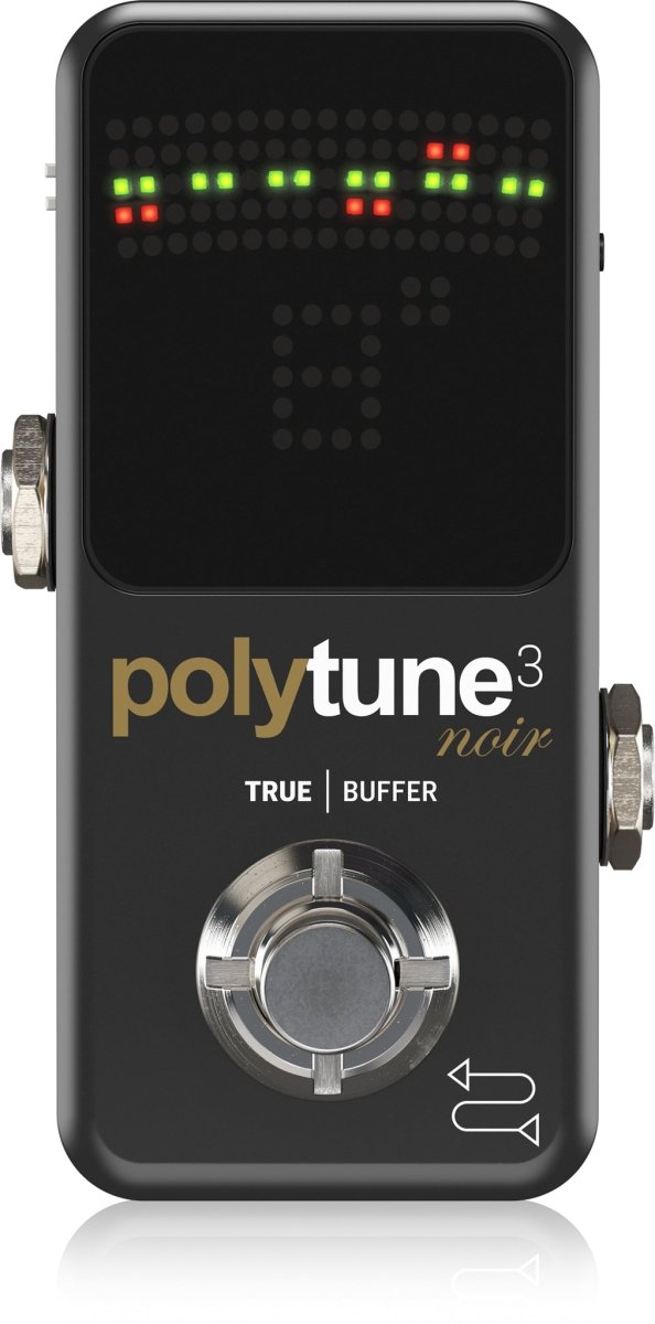 TC Electronic Polytune 3 Noir Polyphonic Tuner - Fastrak