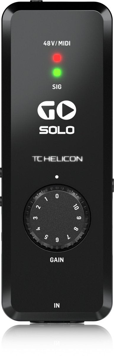 TC Helicon Go Solo Audio Interface - Fastrak