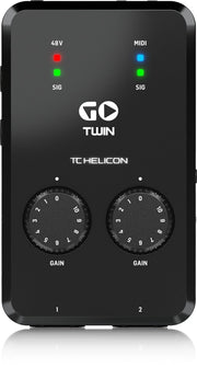 TC Helicon Go Twin Audio Interface - Fastrak