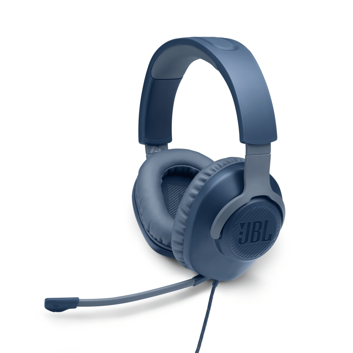 JBL QUANTUM 100 Blue Wired Headphones - Fastrak
