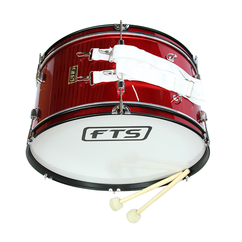 FTS JWB-01RD 26"  Marching Drum (Red)