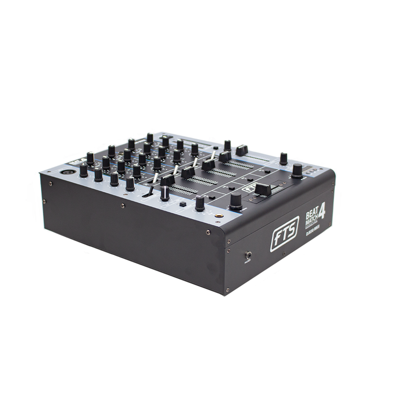 Beat Match 4 FTS-DJ850 MKII 4 CH DJ Mixer/USB