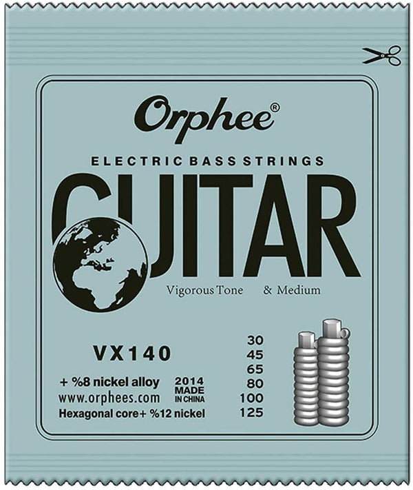 Orphee VX140 0.30 To 0.125 6 String Electric Bass Guitar Strings